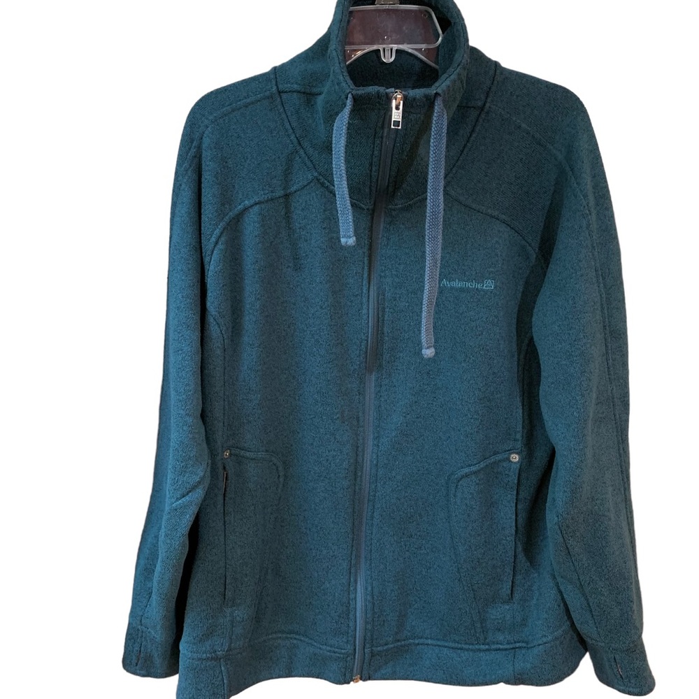 Avalanche Teal Funnel Neck‎ Zip-up Jacket XXL